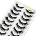 10 Pairs Natural 3d Mink Lashes Soft False Eyelashes Cross Messy Dense Eye Lashes Extension Makeup Faux Cils Maquillaje