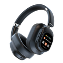 Siindoo JH-ANC930Plus Hybrid Wireless Headphone, Active Noise Cancelling Headphones With Multi Magnetic Touch Control LED Screen