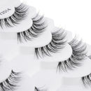 3/10 pairs Natural Lashes Mink Fluffy False Eyelashes Make up Tools Wispy Half Eyelashes 3D Cat Eye Eyelash Extensions Faux Cils