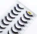 10 Pairs Natural 3d Mink Lashes Soft False Eyelashes Cross Messy Dense Eye Lashes Extension Makeup Faux Cils Maquillaje