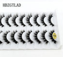 10 Pairs Natural 3d Mink Lashes Soft False Eyelashes Cross Messy Dense Eye Lashes Extension Makeup Faux Cils Maquillaje