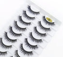 10 Pairs Natural 3d Mink Lashes Soft False Eyelashes Cross Messy Dense Eye Lashes Extension Makeup Faux Cils Maquillaje
